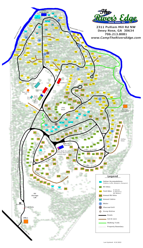 Graphic of Campground Map